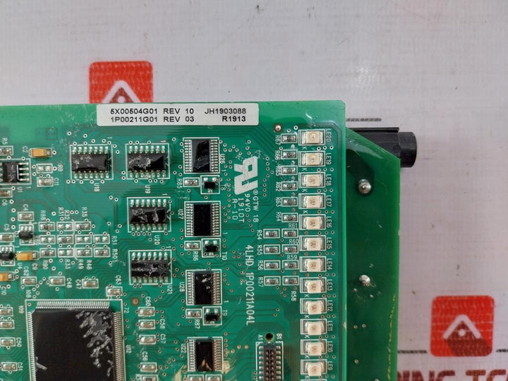 1p00211a04l 5x00504g01 Printed Circuit Board Rev:10 1p00211g01 94v0 1910t