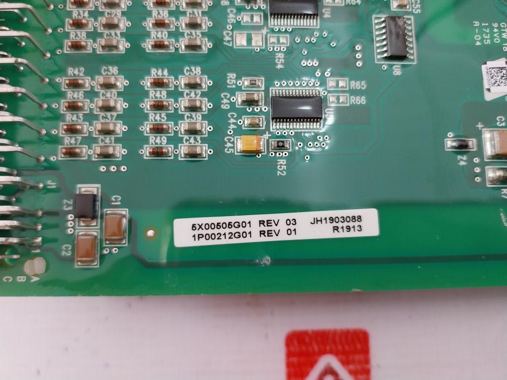 1p00211a04l 5x00504g01 Printed Circuit Board Rev:10 1p00211g01 94v0 1910t