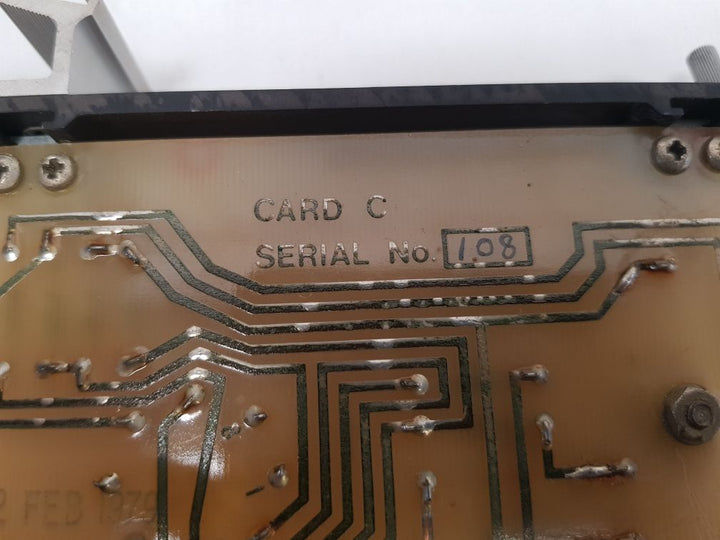 1St. & 2Nd. Integrator Pcb Card C