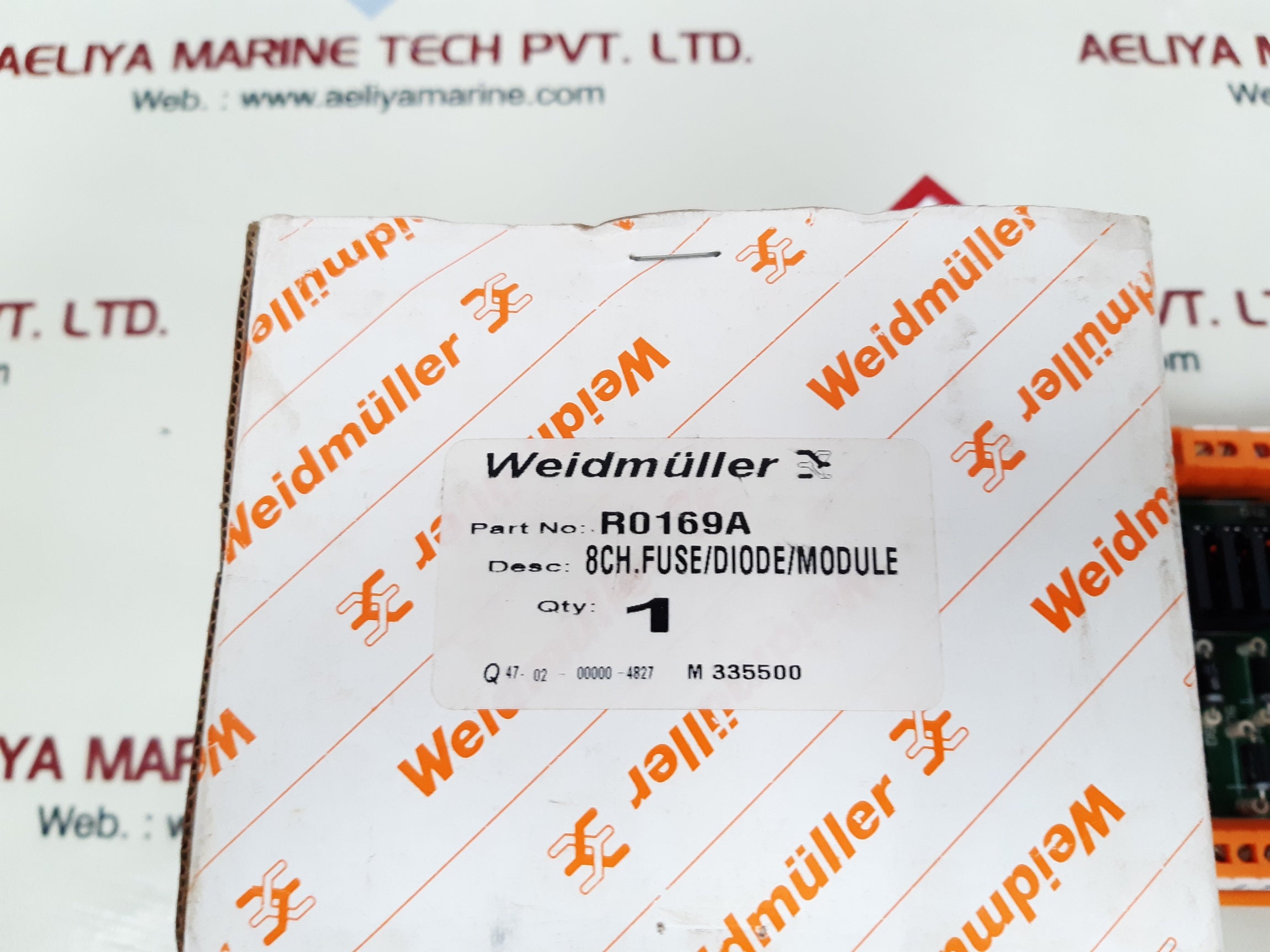Weidmuller r0169a module 8ch.Fuse/diode