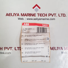 Abb kt5s8 shunt opening release wired a0 54870