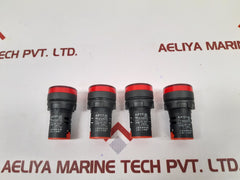 Lot of 4X APT AD16-22D/S31 Indicator Light 220V 20 MA