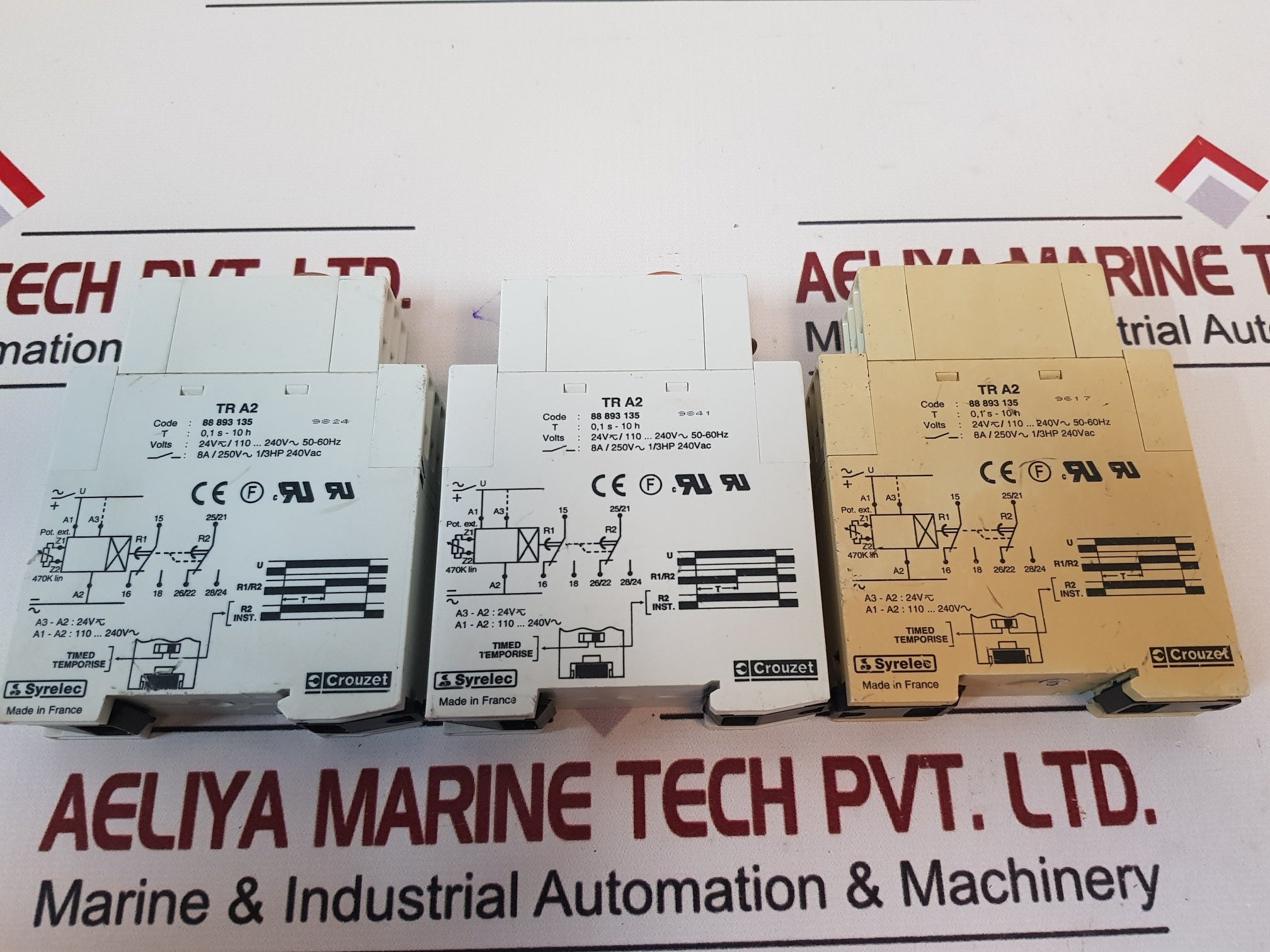 Crouzet Tr A2 Time Delay Relay 88 893 135