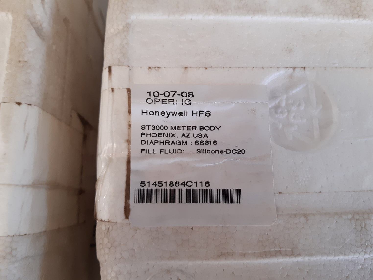 Honeywell 51309688-001 Rev E 51451864C116