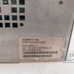 Comsys 110.241.0274 Industrial Computer Rev.4