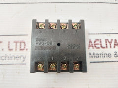Lot Of 5X Omron P3G-08 Relay Socket 6A 250Vac