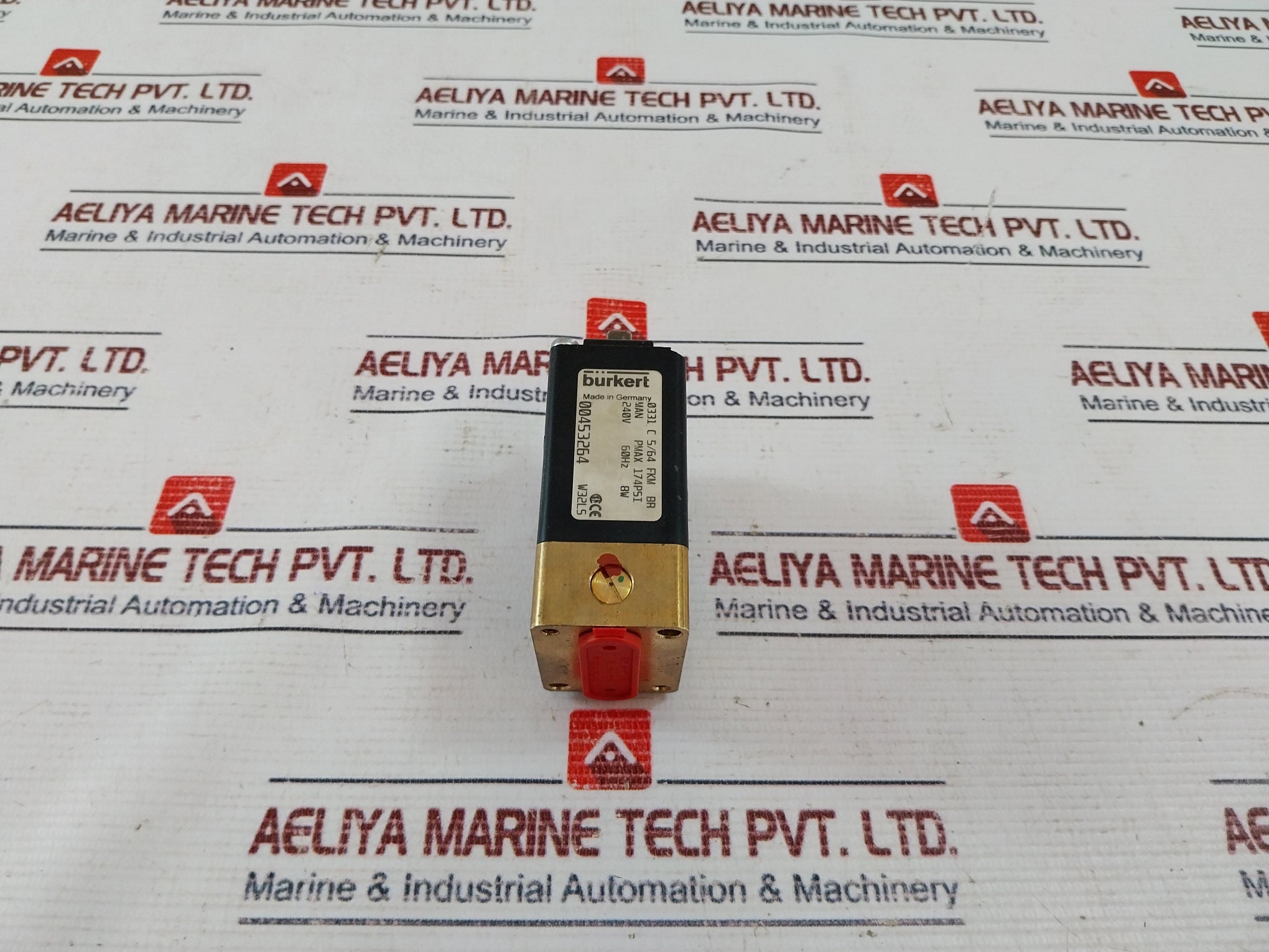 Burkert 0331 C 5/64 Fkm Br Solenoid Valve 240V 60Hz 8W