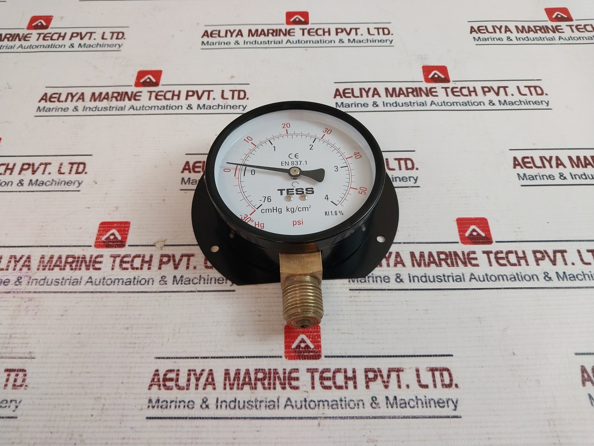 Tess En 837.1 Pressure Gauge 0 To 50Psi
