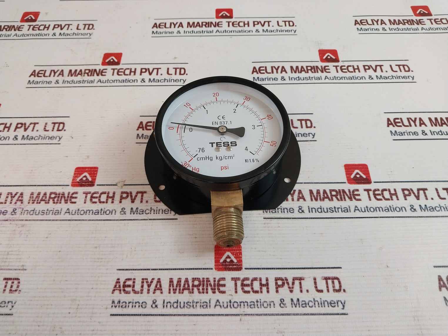 Tess En 837.1 Pressure Gauge 0 To 50Psi