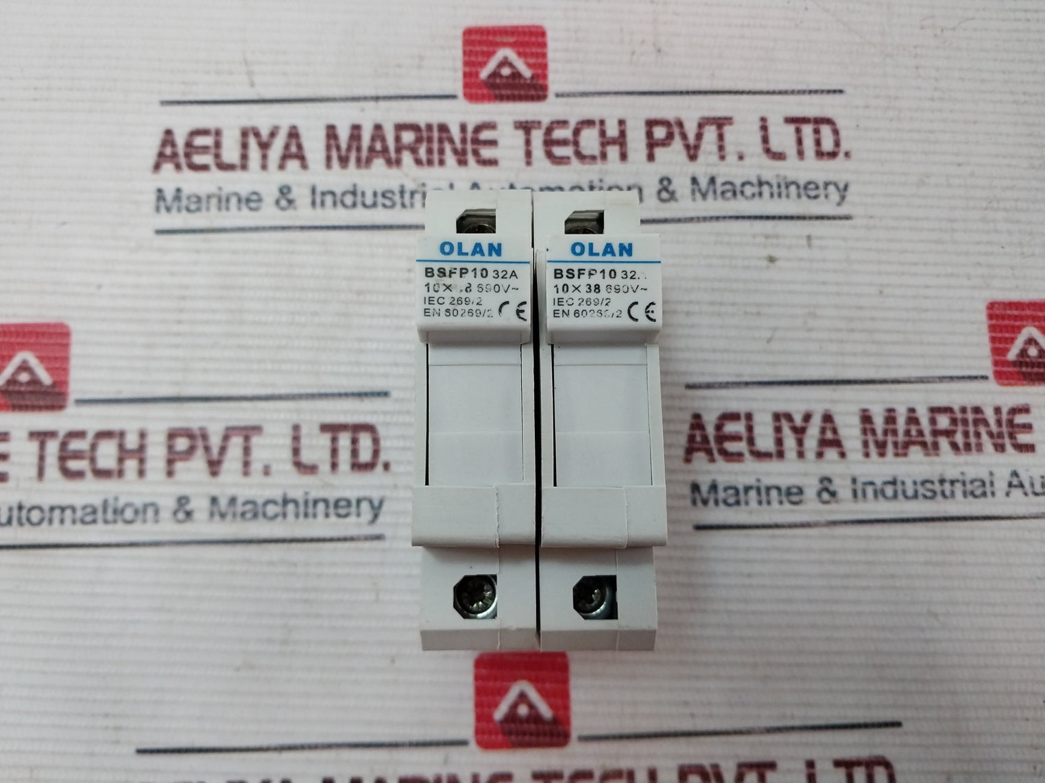 Lot of 5X Olan BSFP10 Fuse Holder 32A 690V