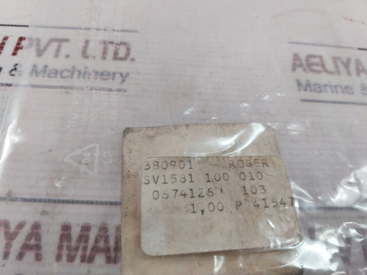 Roger 380901 Bolt Sv1581 100 010, 0674126 103