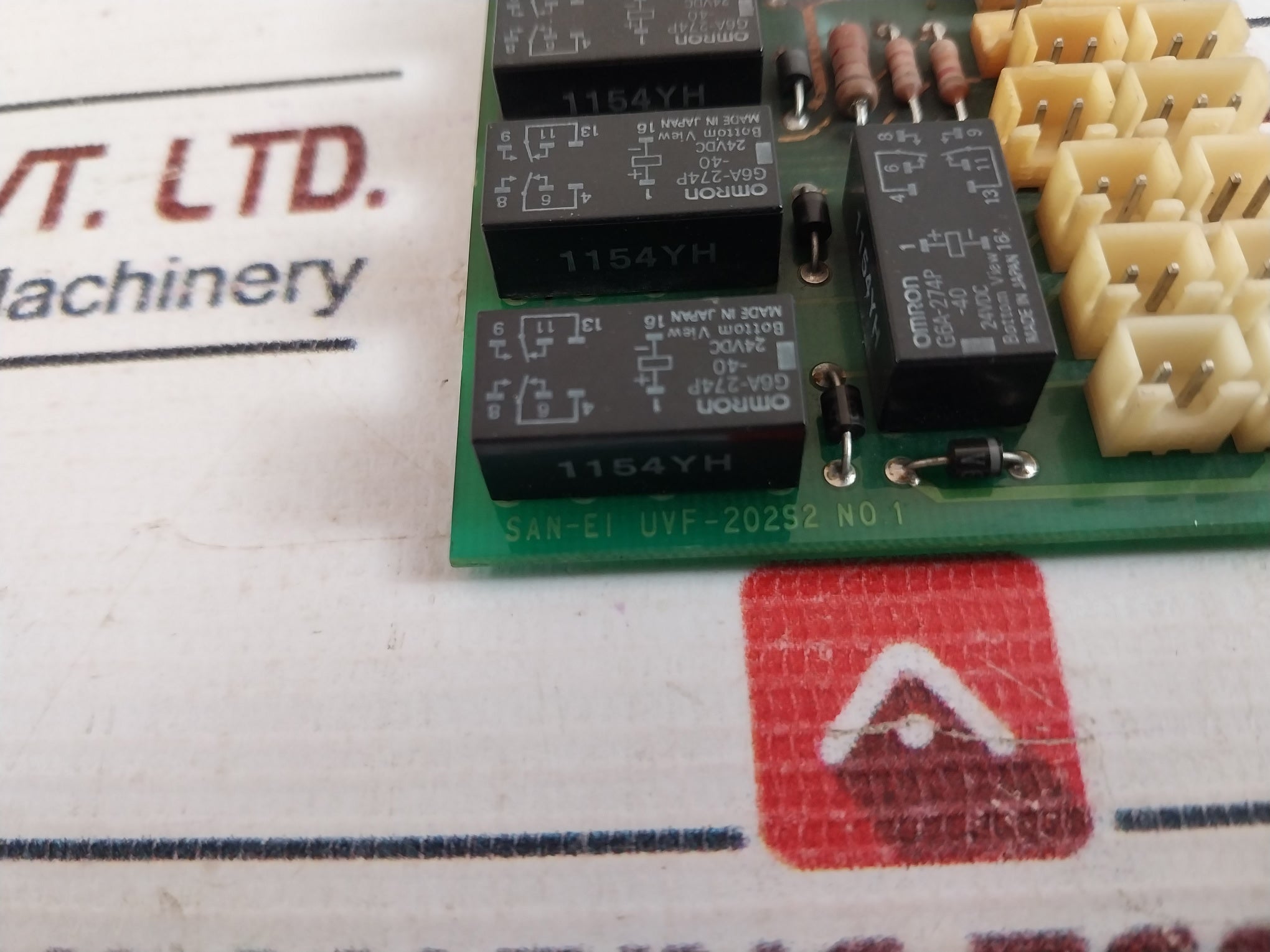 San-ei Uvf-202S2 Printed Circuit Board