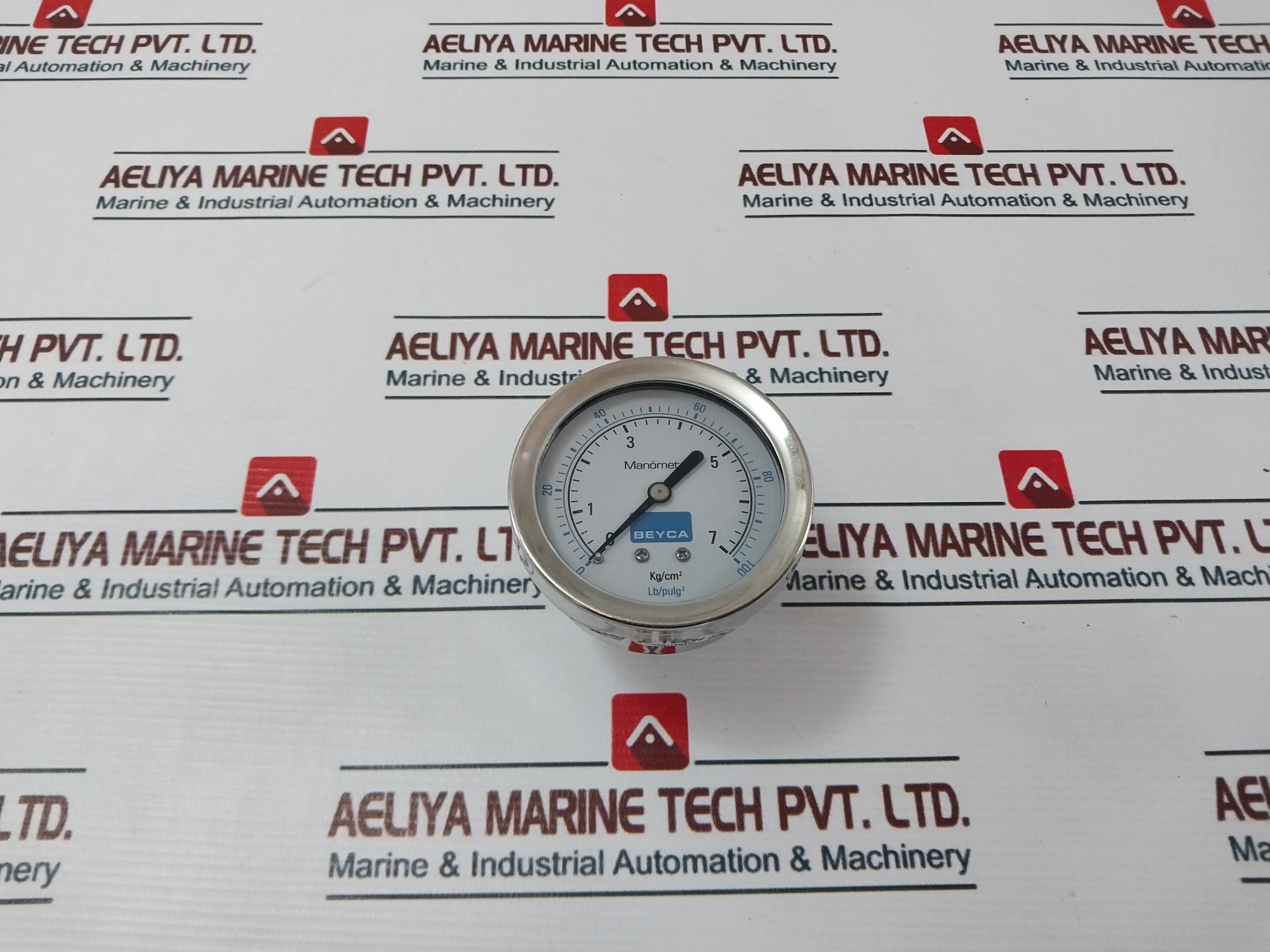 Beyca Mm2-45 Air Pressure Gauge 63 Mm,0-7 Kg/Cm2