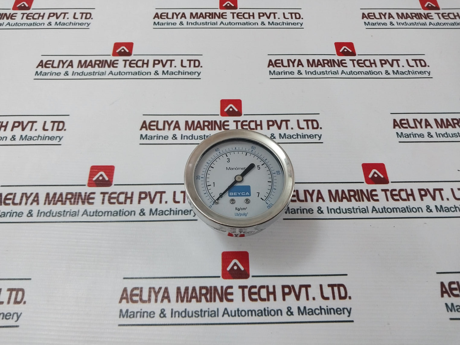 Beyca Mm2-45 Air Pressure Gauge 63 Mm,0-7 Kg/Cm2