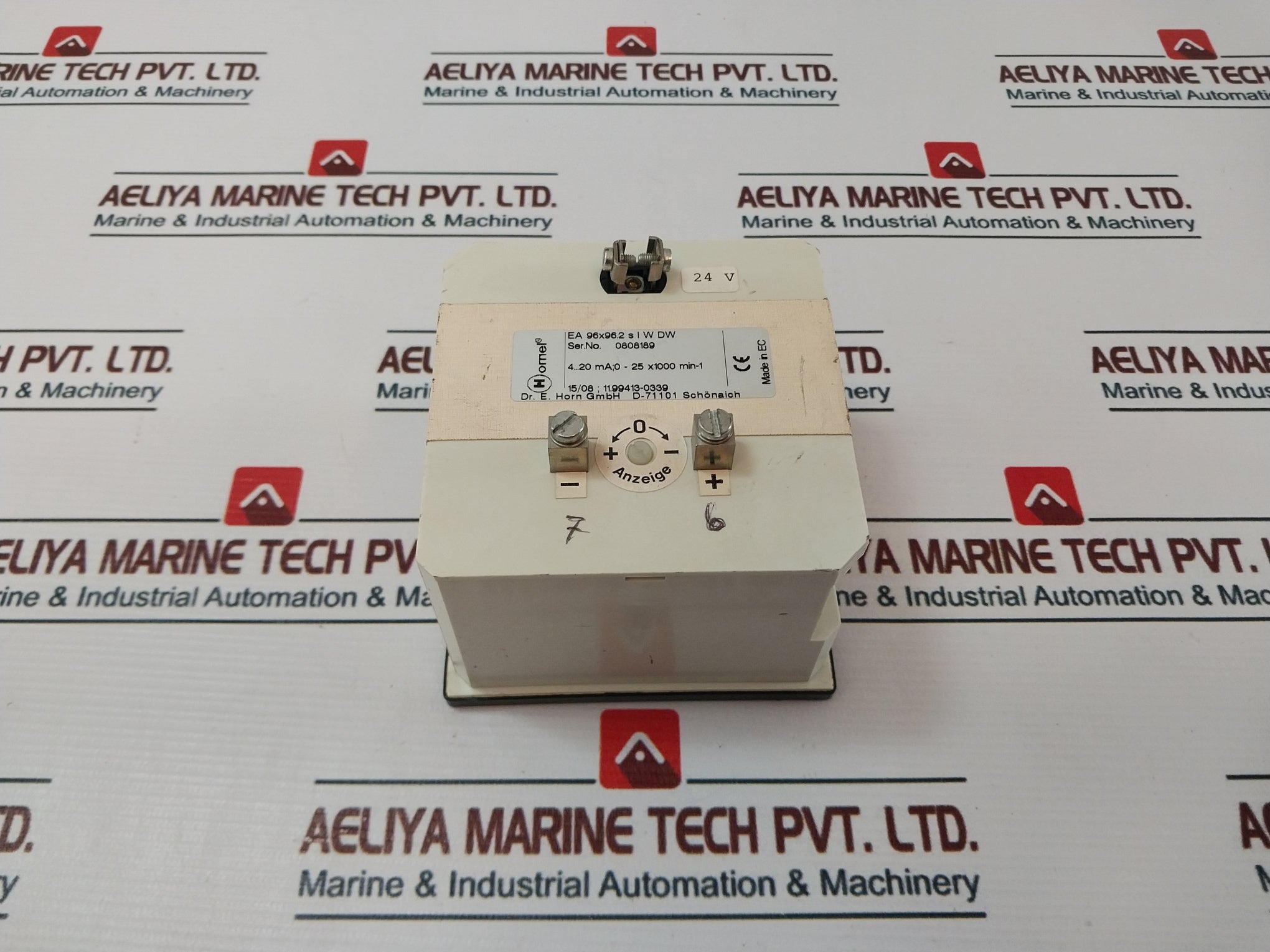 Man B&W Ea 96X96.2 S|W Dw Bar Indicator 24V 4-20 Ma