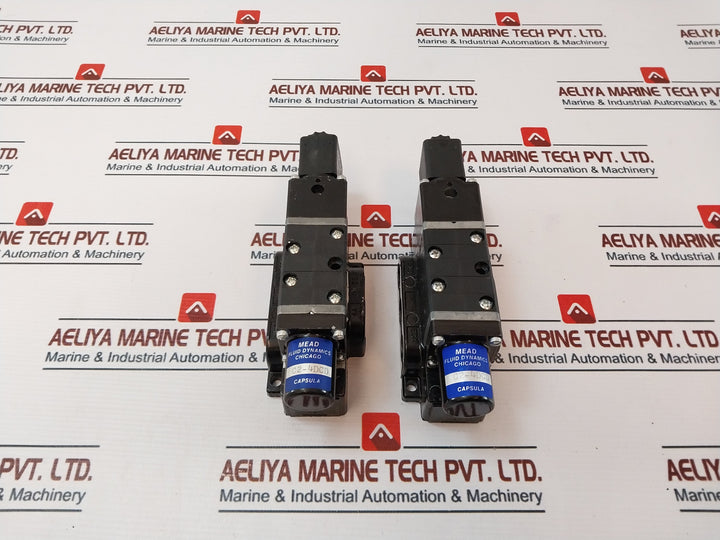 Mead Fluid Dynamics C2-4Dcd Block And Solenoid Valve 24Vdc 6.5W