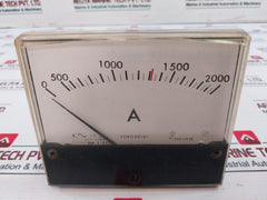 Toyo Keiki Acf-12Nb Amp Meter 0-2000 A