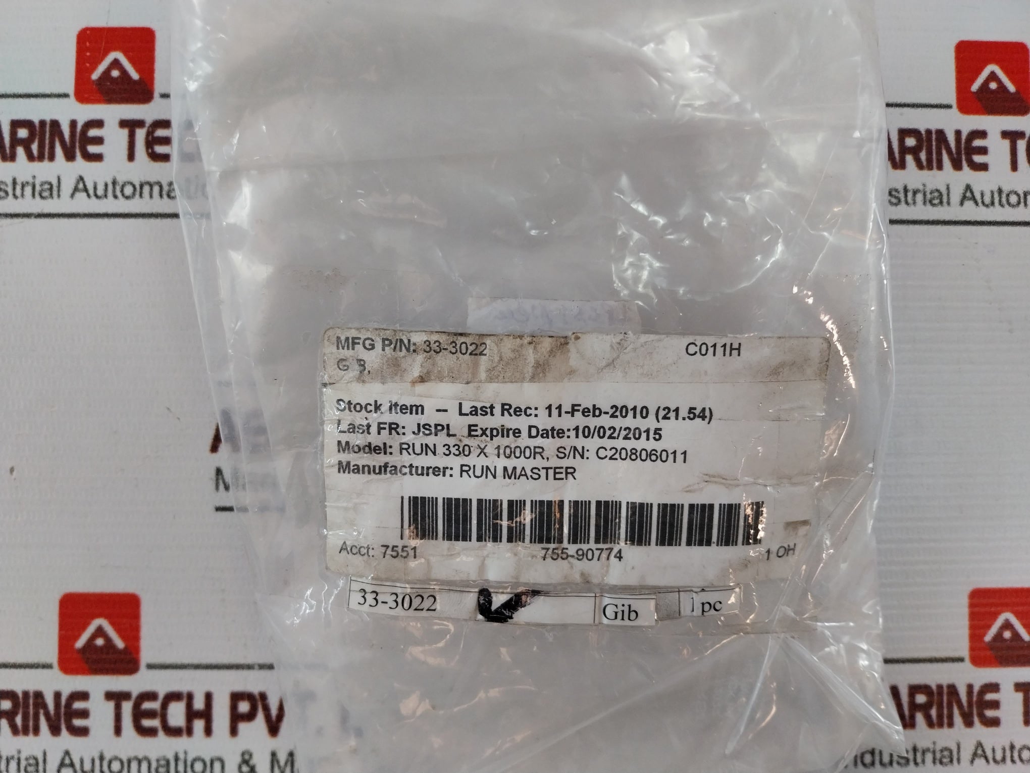 Run Master 33-3022 Gib Square Tool Bit 330 X 1000R
