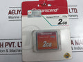 Transcend 2Gb Sd Secure Digital Memory Card For Cameras Ts2Gcf133