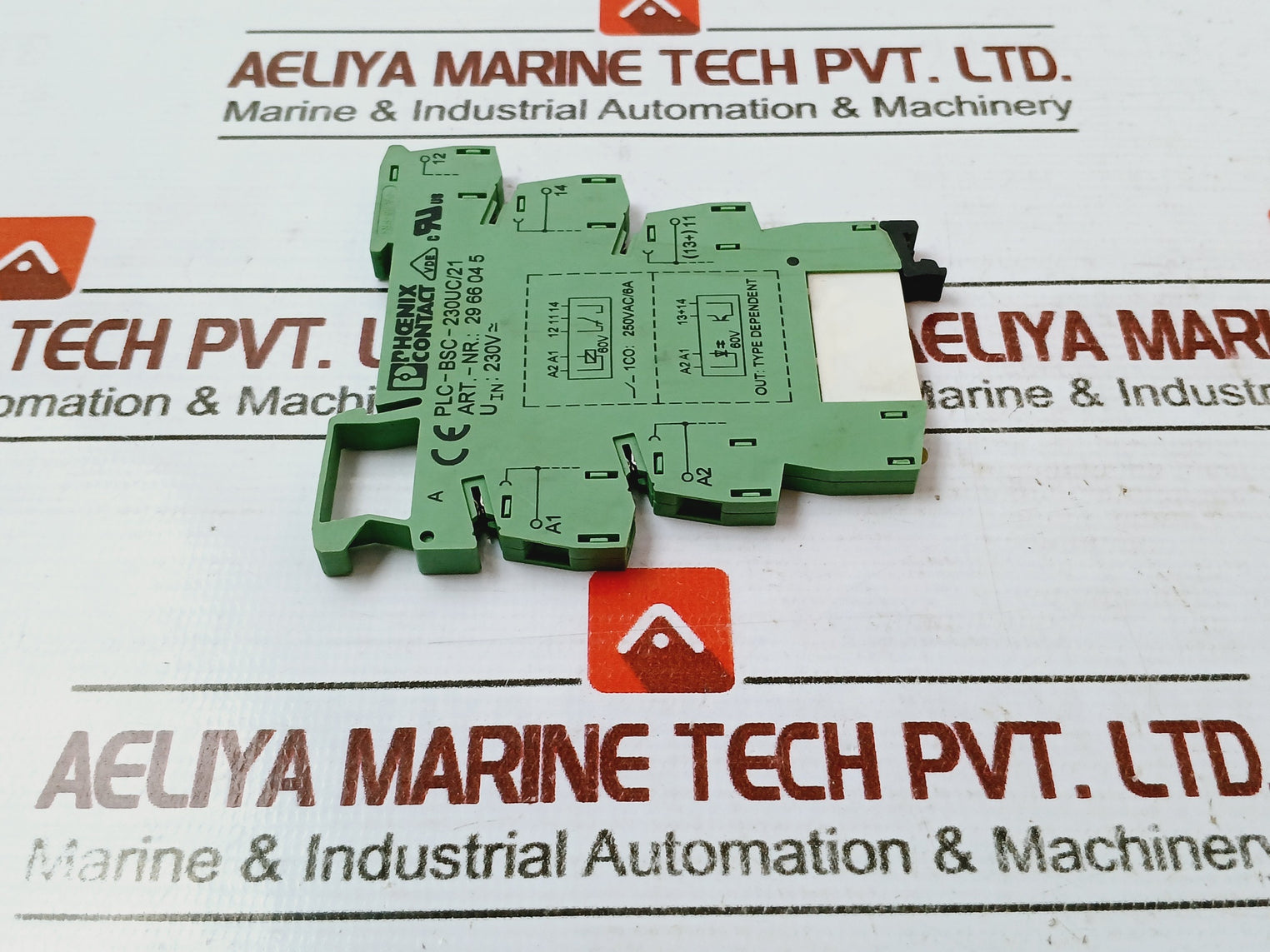 Phoenix Contact 2961118 Relay With Base 29 66 04 5 Plc-bsc-230Uc/21