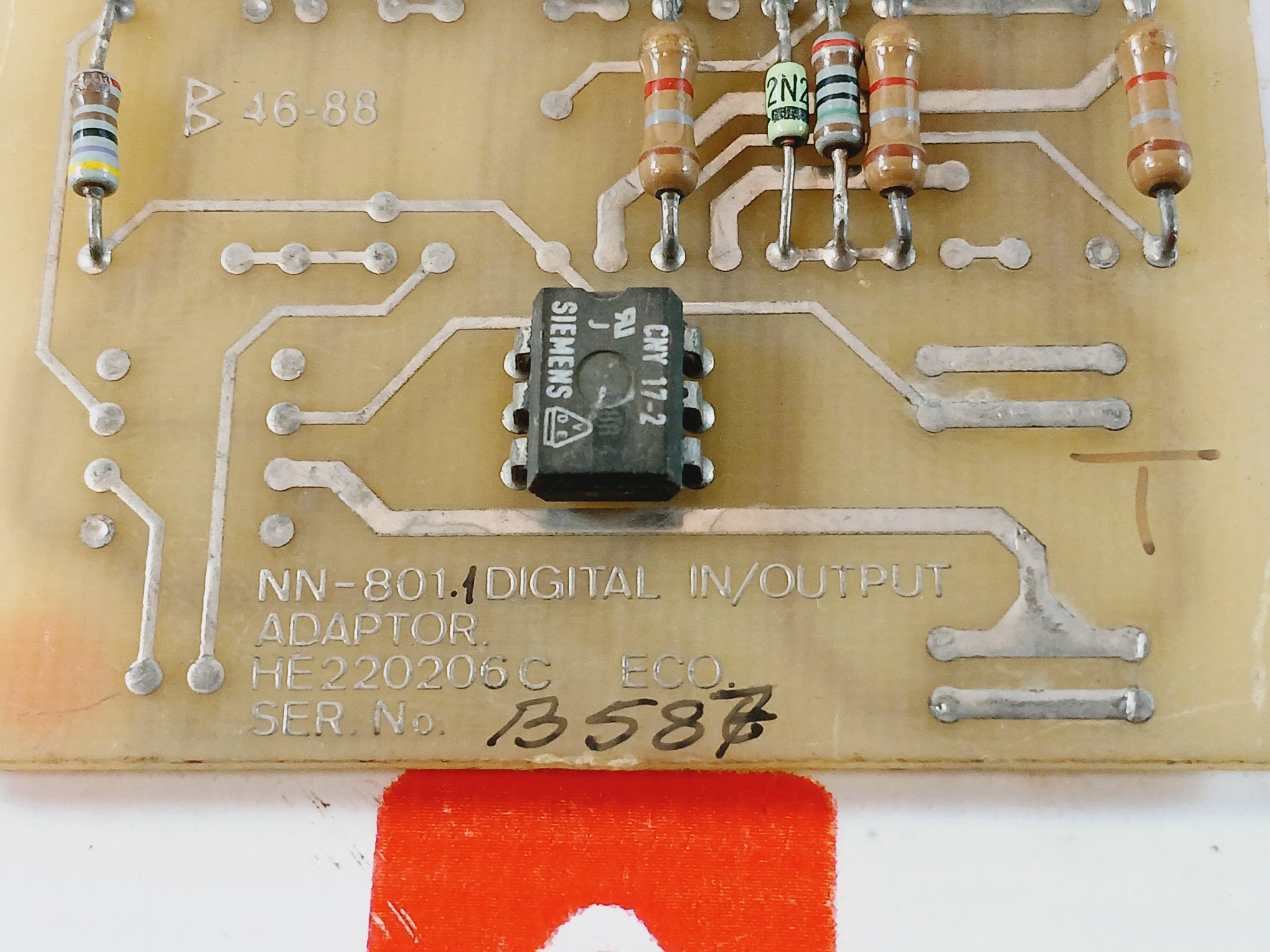 NORCONTROL NN-801.1 Digital Input/Output Adaptor HE220206 C