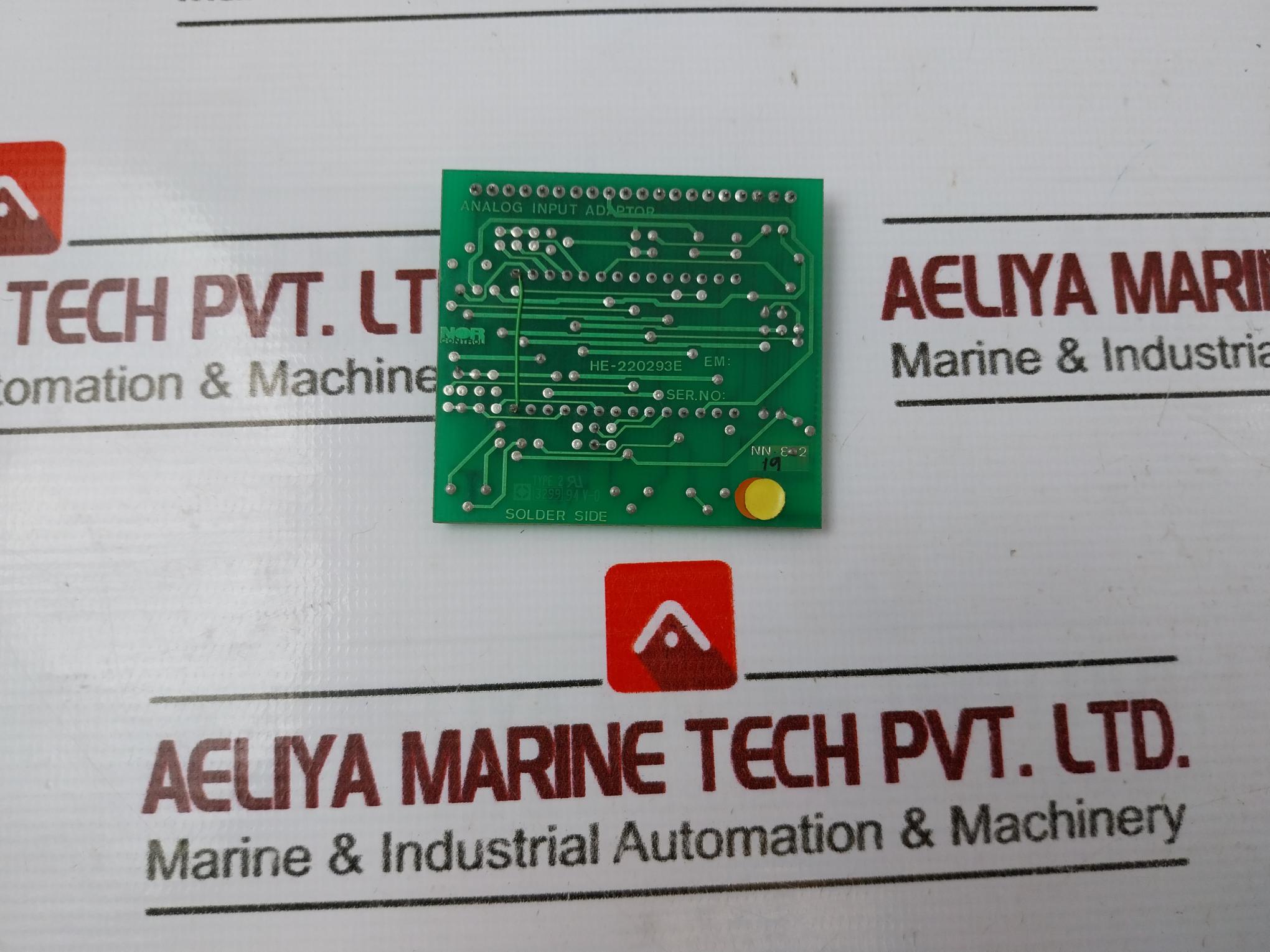 Nor Control Nn-832 19 Analog Input Adapter Pcb Type 2 He-220293E 94V-0
