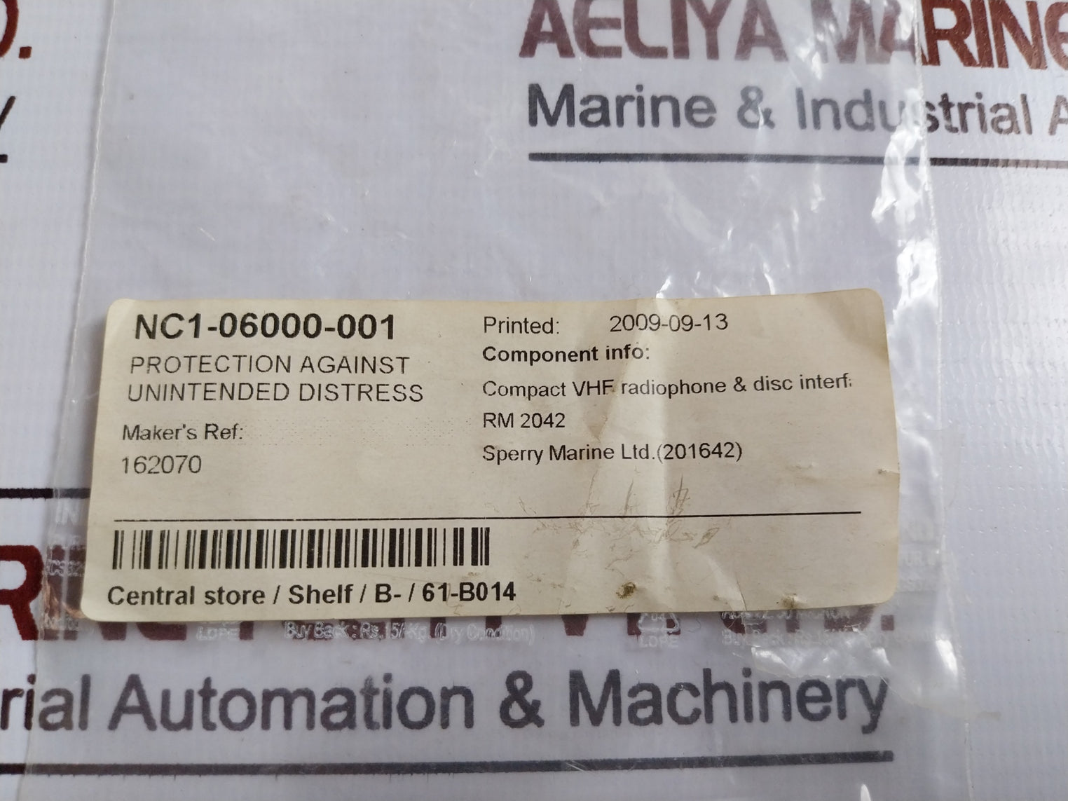 Imo 162070 Protection Device Against Unintended Distress Transmission