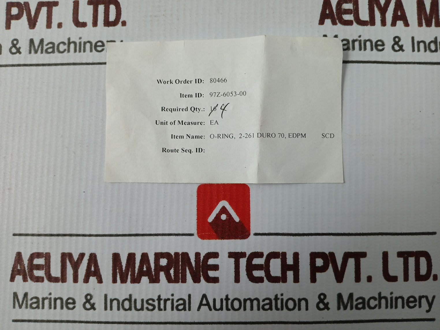 97Z-6053-00 O-ring Edpm 2-261 Duro 70
