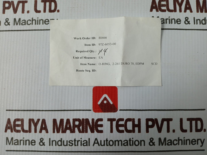 97Z-6053-00 O-ring Edpm 2-261 Duro 70
