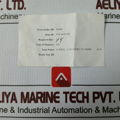 97Z-6053-00 O-ring Edpm 2-261 Duro 70