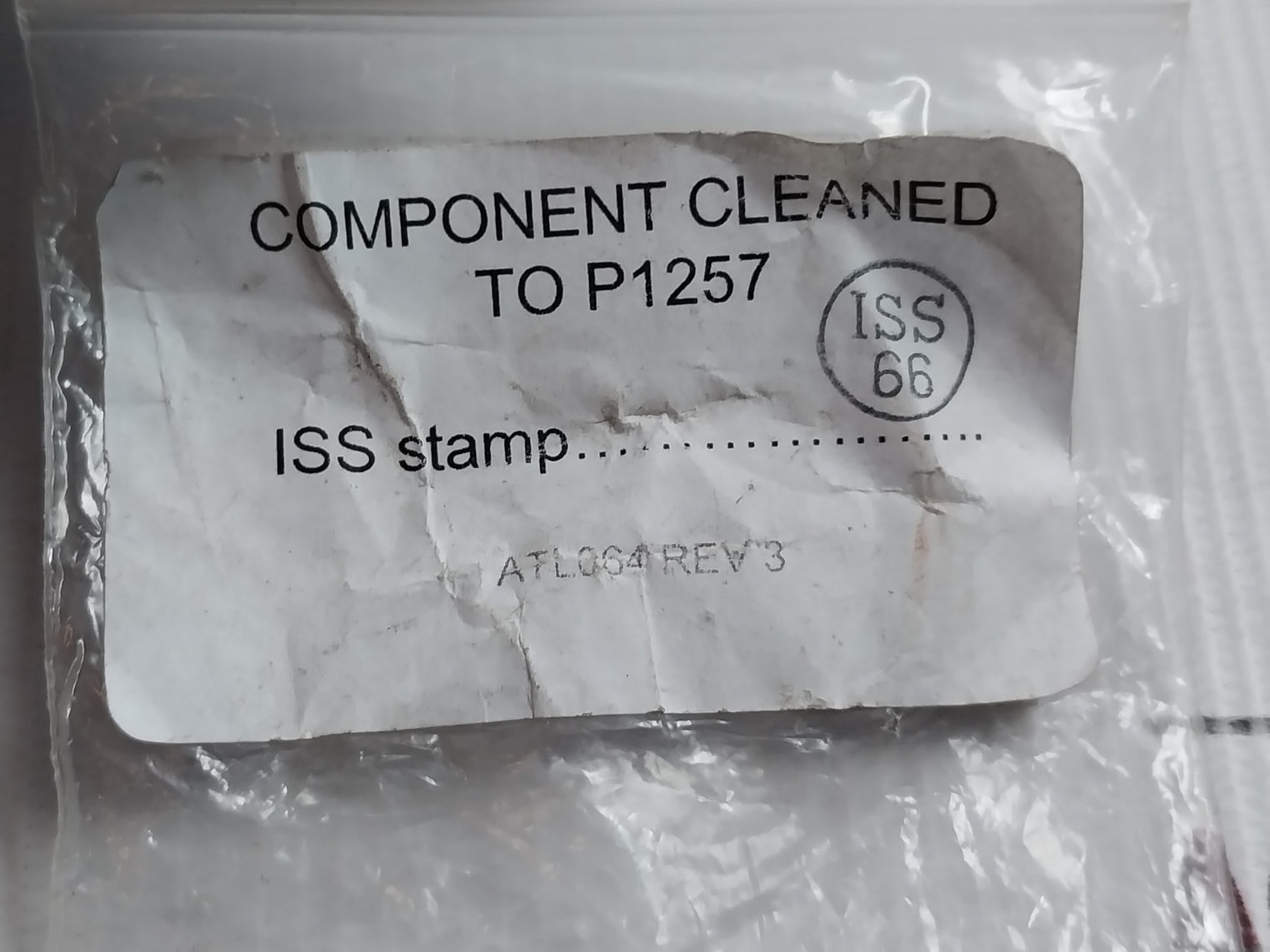 Atl064 Component Cleaned To P1257 Rev:3
