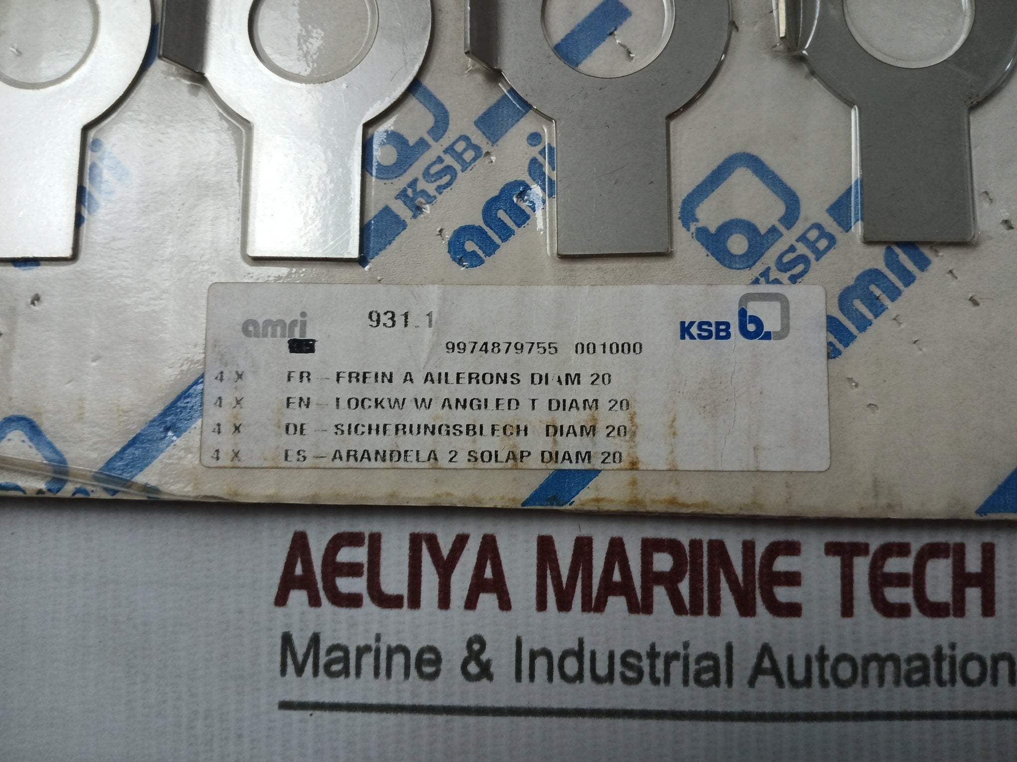Ksb 9974879755 Amri Washer Lockw W Angled T Diam 20