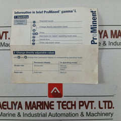 GALA1000PPE200UD014100 PROMINENT Process Control Metering Pump