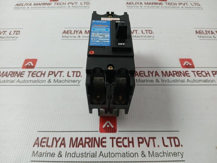 2-pole Circuit Breaker Xs50Ns Terasaki Electric Ac600V Dc250V
