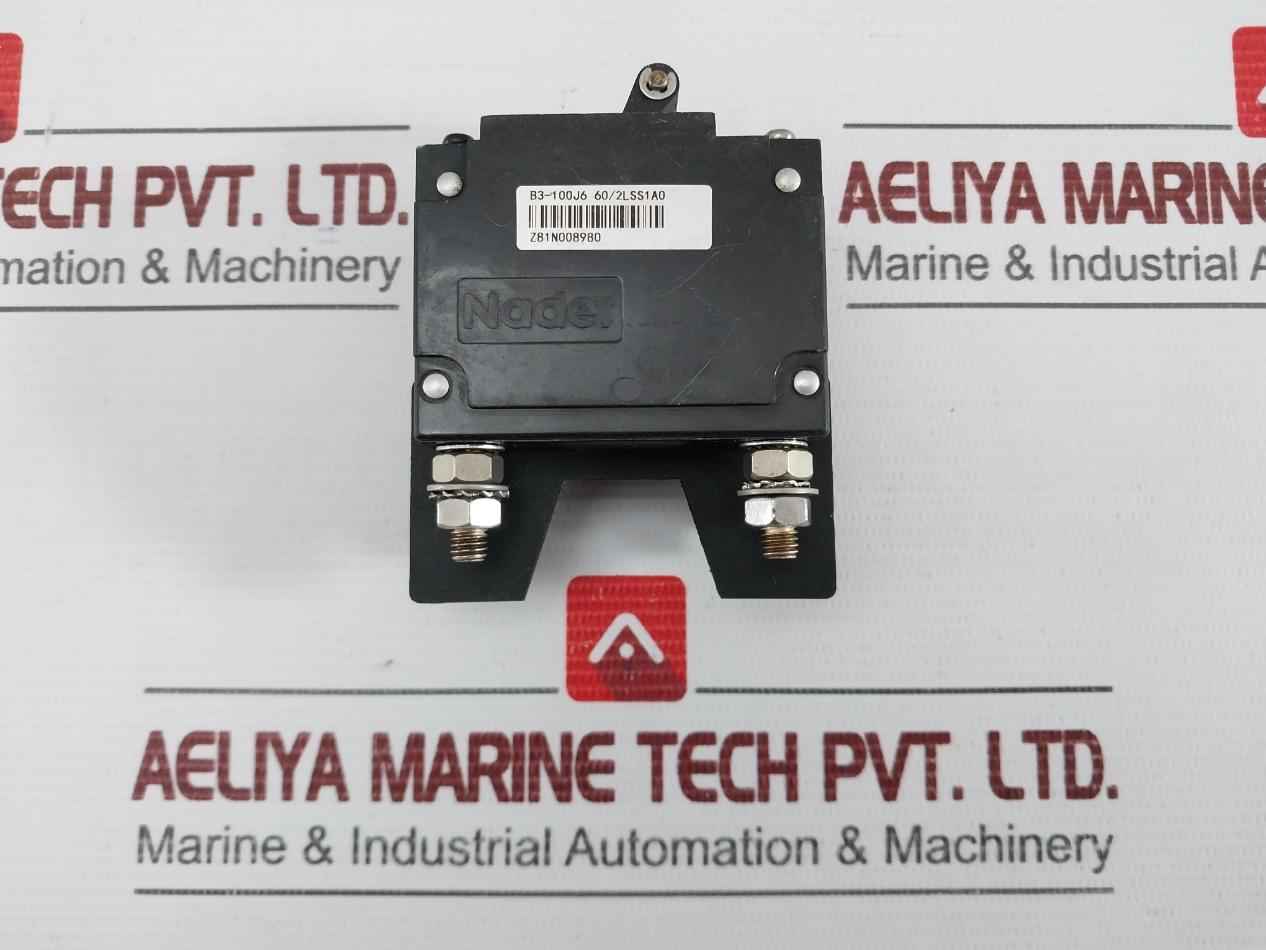 2-pole Electrical Circuit Breaker J6 60/2Lss1A0 Nader Ndb3-100