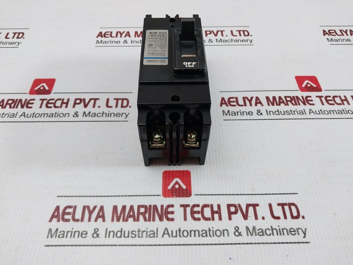 2-pole Molded Case Circuit Breaker Ac 220 V 5Ka Hyundai Ho-30D