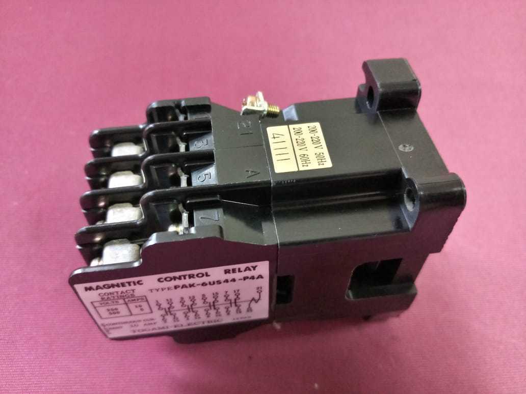 Togami pak-6us44-p4b magnetic control   relay 5-7amp