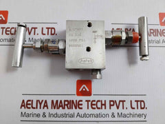 2-way Manifold Valve 1/2" Npt 6000 Psi Brand Aptek 0880901