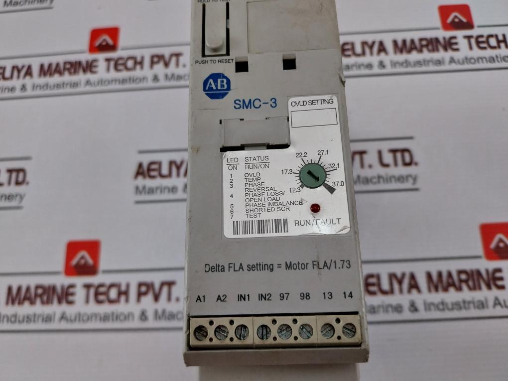 Allen-bradley 150-c37Nbd Soft Starter Smc-3 Ser B 50/60Hz