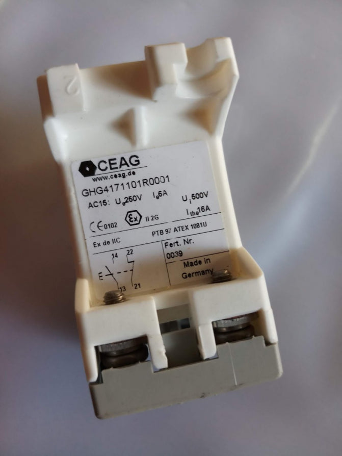 CEAG COOPER CROUSE HINDS GHG4171101R0001 PUSH BUTTON