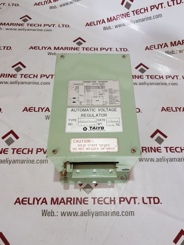 Taiyo As-71-2 Automatic Voltage Regulator