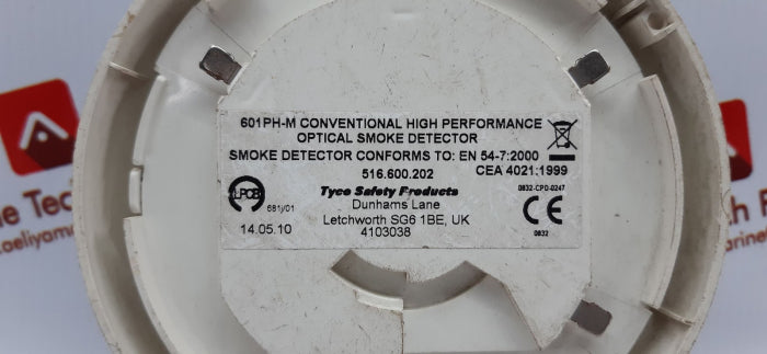 Tyco Safety 601Ph-m Tyco Safety 601Ph-m Optical Smoke Detector 516.600.202