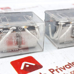 Omron Ly4 Relay 10A 24Vdc Bottom View