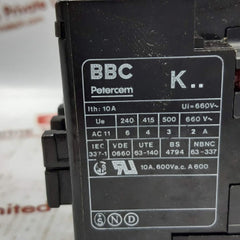 BBC PETERCEM K22E CONTACTOR