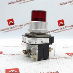 ALLEN-BRADLEY 800T-QB24 SER T RED PUSHBUTTON