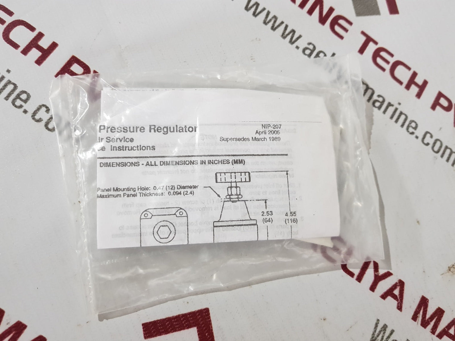 Norgren 2787-01 pressure regulator repair kit