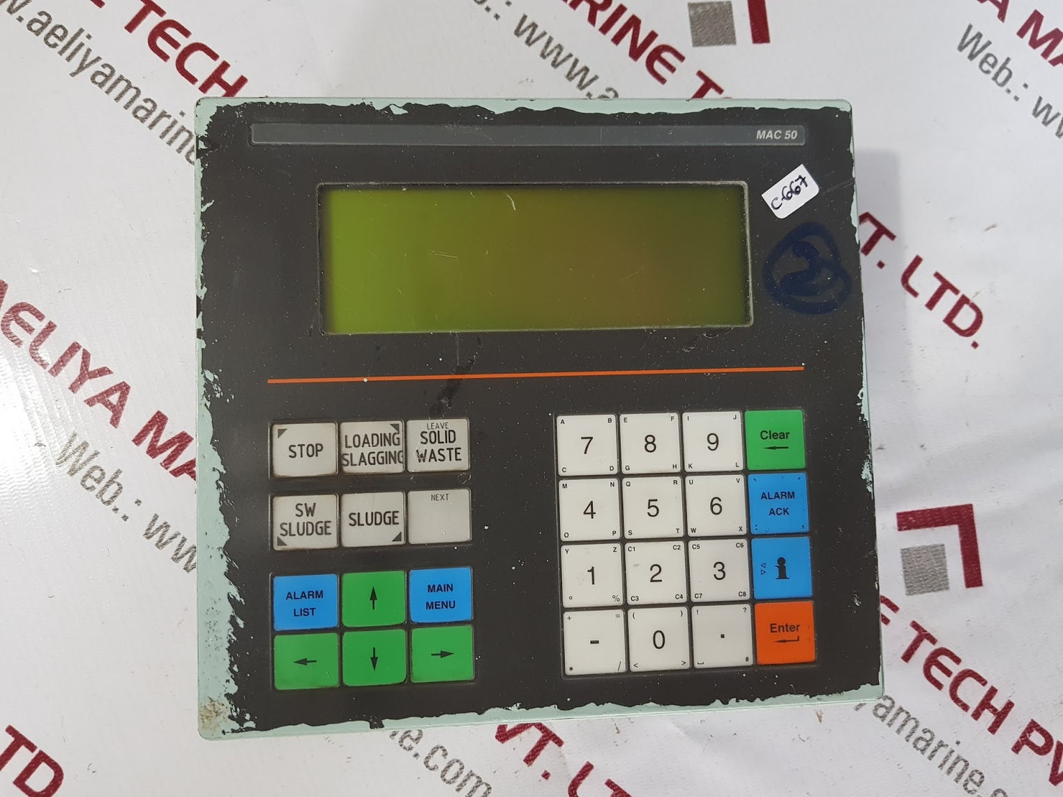 G&l beijer electronics 00920a mac50/ml operator panel - Used