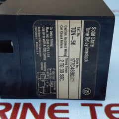 Westinghouse ton-56 solid state timer 177c469g23 2-30 sec - New