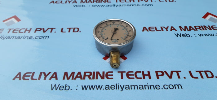 Enfm 113743 Pressure Gauge 0-200 Psi 0-14Bar