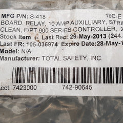 Relay board 10a dry contact pt812